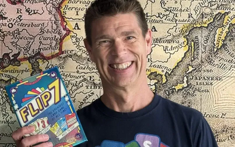 Portrait of board game designer Eric Olsen