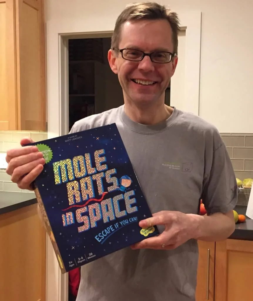 Portrait of board game designer Matt Leacock