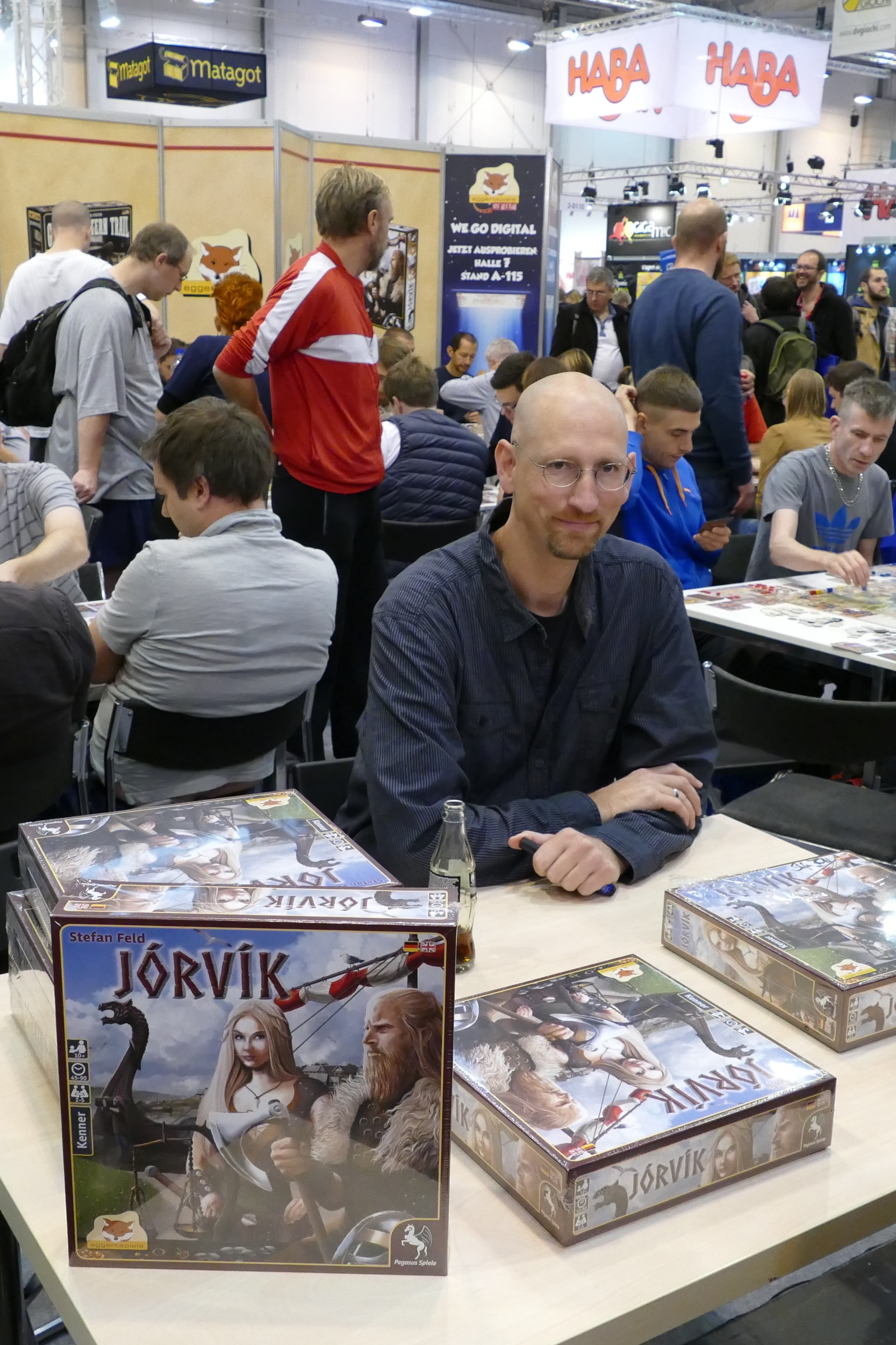 Portrait of board game designer Stefan Feld