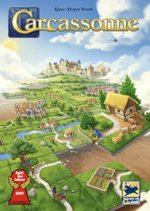 Carcassonne board game box cover