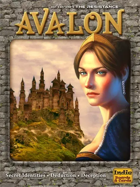 The Resistance: Avalon board game box cover