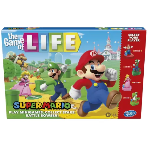 The Game of Life: Super Mario Edition board game box cover