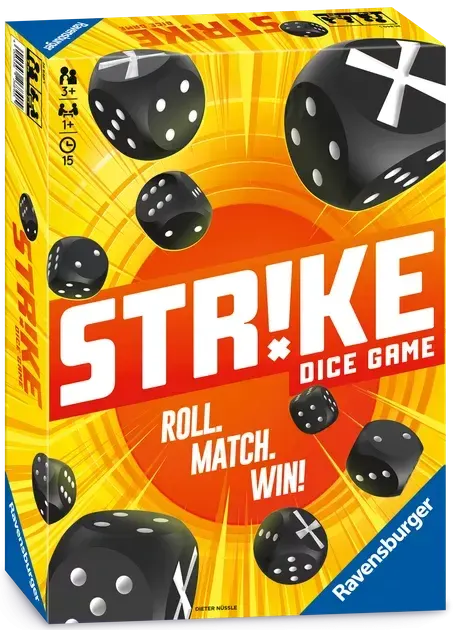 Strike board game box cover