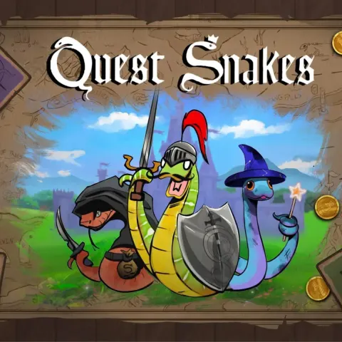 Quest Snakes board game box cover