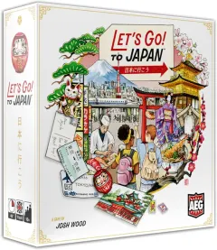 Let's Go! To Japan board game box cover