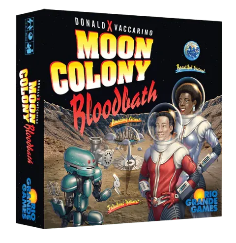 Moon Colony Bloodbath board game box cover