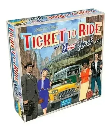 Ticket to Ride: New York board game box cover
