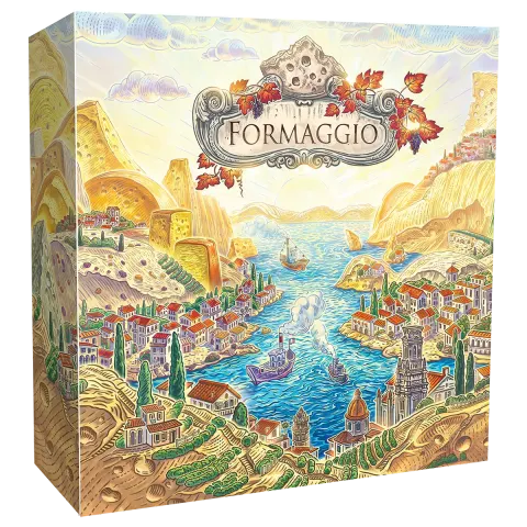 Formaggio board game box cover