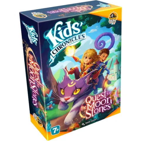 Kids Chronicles: Quest for the Moon Stones board game box cover