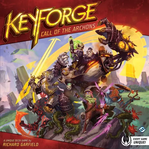 KeyForge: Call of the Archons board game box cover