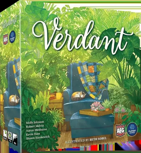 Verdant board game box cover