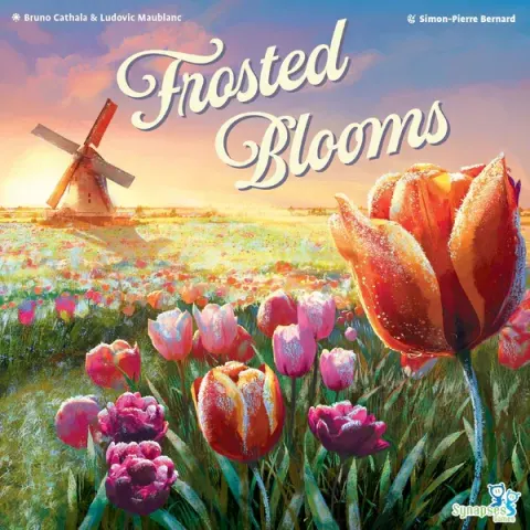 Frosted Blooms board game box cover