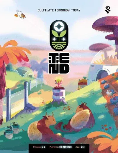 Tend board game box cover