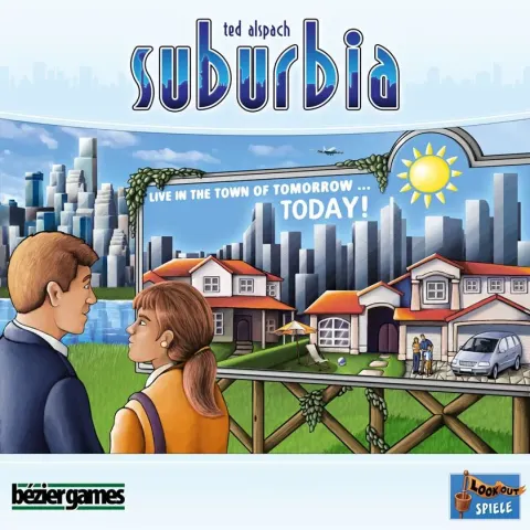Suburbia board game box cover