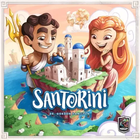 Santorini board game box cover