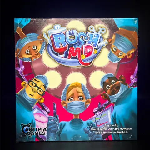 Rush M.D. board game box cover
