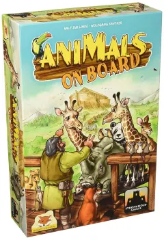 Animals on Board board game box cover