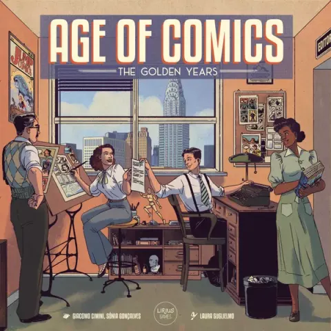 Age of Comics: The Golden Years board game box cover