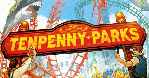 Tenpenny Parks board game box cover