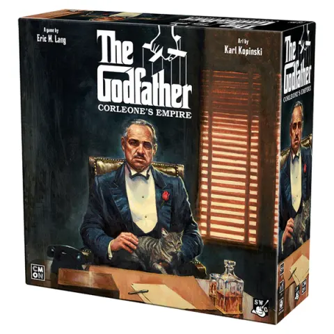 The Godfather: Corleone's Empire board game box cover