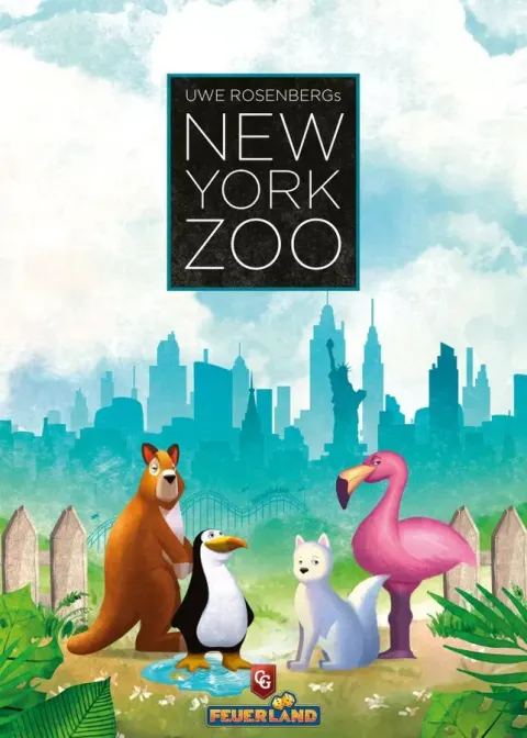 New York Zoo board game box cover