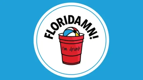 Floridamn! I'm Drunk: The Board Game board game box cover