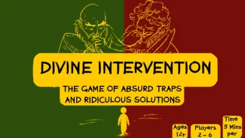 Divine Intervention: Story Telling Card Game board game box cover