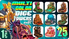 Multicolor Dice Towers and Cups Vol.1 cover