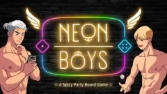 NEON BOYS ☆ Party Board Game ☆ cover