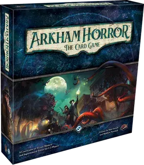 Arkham Horror: The Card Game board game box cover